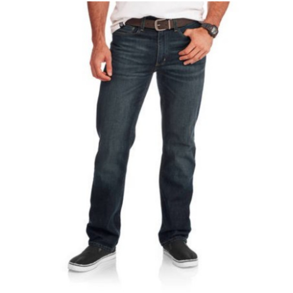 Faded Glory Other - Faded Glory Men's Blue Denim Straight Fit Jeans